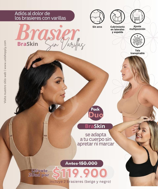 Duo Brasier Braskin Sin Varillas