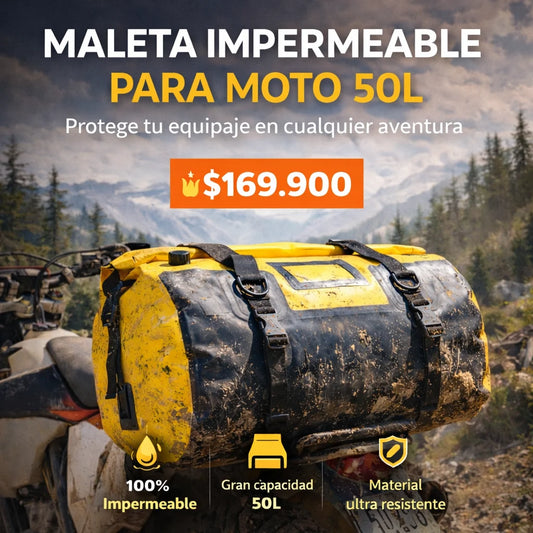 Morral Moto Impermeable 40 litros